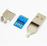 A Male Solder USB 3.0 connector